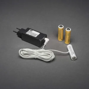 Konstsmide, guirlandes lumineuses de Noël Adaptateur Secteur Pour Articles Sur Piles 3 X 1,5 V Aa