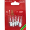 Konstsmide, guirlandes lumineuses de Noël 5 Ampoules De Rechange 7 V, 0,98 W Pour Guirlande De Noël 35 Lampes