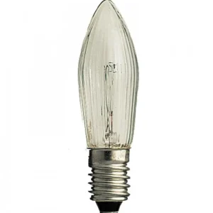 Konstsmide, guirlandes lumineuses de Noël 3 Ampoules De Rechange 12V, 3W Pour Chandelier Electrique 20 A 25 Lampes