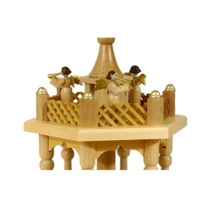 Richard Glasser, Pyramides de Noël allemandes Ange De Rechange Couleur Bois Pour Pyramide A Etages