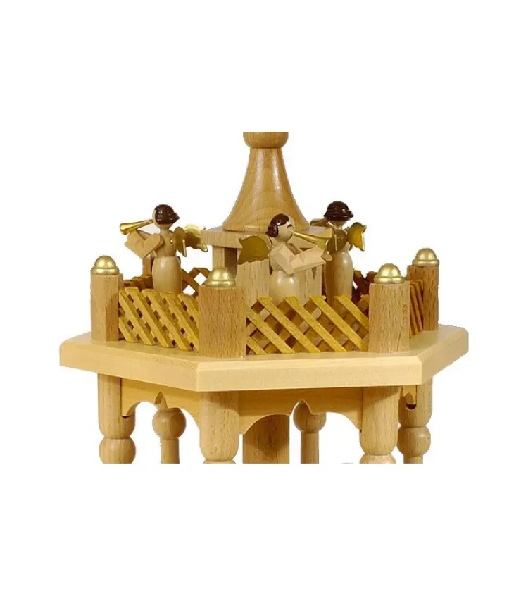 Richard Glasser, Pyramides de Noël allemandes Ange De Rechange Couleur Bois Pour Pyramide A Etages