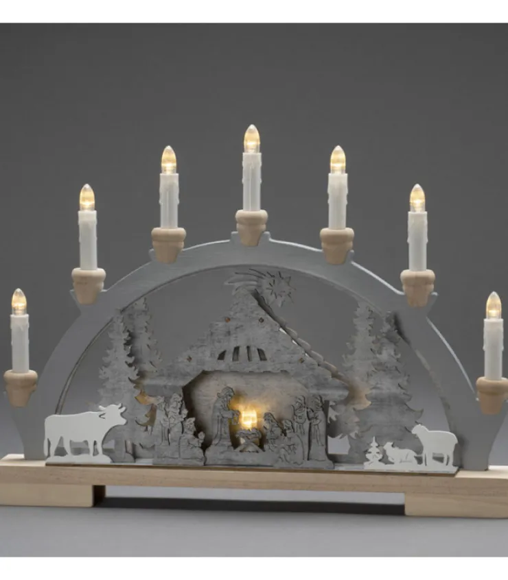 arche_lumineuse_led_en_bois_avec_crche_de_nol__lampes__cm_0.webp Konstsmide, guirlandes lumineuses de Noël Arche Lumineuse Led En Bois Avec Crèche De Noël, 7 Lampes, 45 Cm
