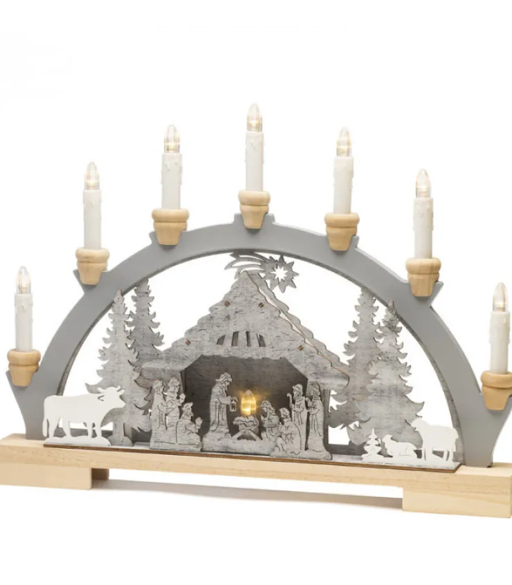 arche_lumineuse_led_en_bois_avec_crche_de_nol__lampes__cm_1.webp Konstsmide, guirlandes lumineuses de Noël Arche Lumineuse Led En Bois Avec Crèche De Noël, 7 Lampes, 45 Cm