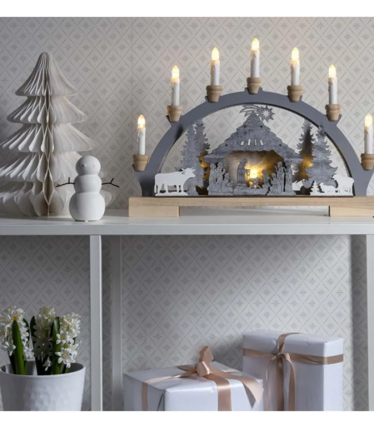 arche_lumineuse_led_en_bois_avec_crche_de_nol__lampes__cm_3.webp Konstsmide, guirlandes lumineuses de Noël Arche Lumineuse Led En Bois Avec Crèche De Noël, 7 Lampes, 45 Cm