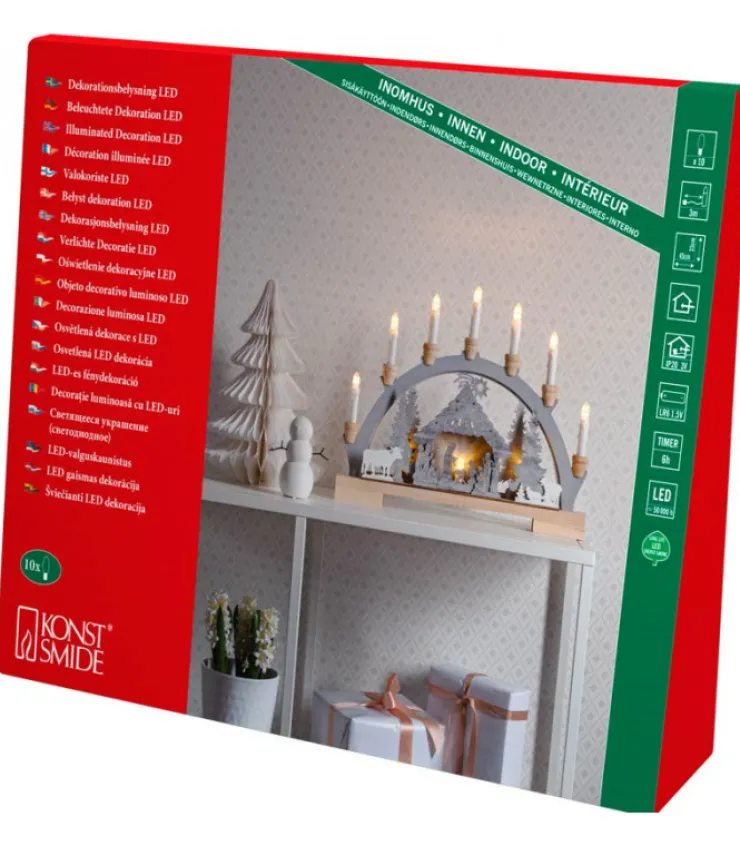 arche_lumineuse_led_en_bois_avec_crche_de_nol__lampes__cm_4.webp Konstsmide, guirlandes lumineuses de Noël Arche Lumineuse Led En Bois Avec Crèche De Noël, 7 Lampes, 45 Cm