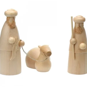 Schalling, crèche moderne Bedouins Et Dromadaire, Déco De Crèche De Noël, 12 Cm