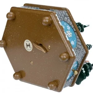 Hubrig, figurines pour enfant Boite A Musique Noël, Jeux D'Enfants Dans LÀ Neige