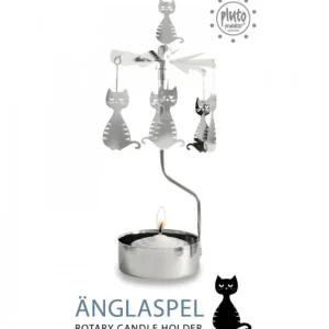 Pluto Produkter, déco de Noël Scandinave Bougeoir Carrousel Chatons Assis