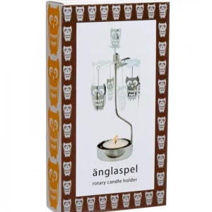 Pluto Produkter, déco de Noël Scandinave Bougeoir Carrousel Chouettes