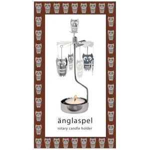 Pluto Produkter, déco de Noël Scandinave Bougeoir Carrousel Chouettes