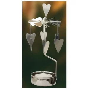 Pluto Produkter, déco de Noël Scandinave Bougeoir Carrousel Coeurs Saint-Valentin