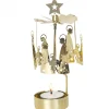 Pluto Produkter, déco de Noël Scandinave Bougeoir Carrousel Crèche Doree Nativite