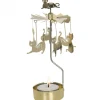 Pluto Produkter, déco de Noël Scandinave Bougeoir Carrousel Famille Chats Dores