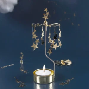 Pluto Produkter, déco de Noël Scandinave Bougeoir Carrousel Nuit Etoilee
