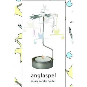 Pluto Produkter, déco de Noël Scandinave Bougeoir Carrousel Vol De Cigognes Apportant Un Bebe