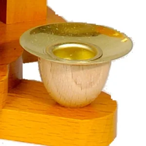 Richard Glasser, Pyramides de Noël allemandes Bougeoir De Rechange En Laiton Pour Pyramide A Bougies 14 Mm