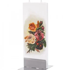 Flatyz, bougie décorative scandinave Bougie Décorative Bouquet De Roses