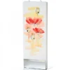 Flatyz, bougie décorative scandinave Bougie Décorative Coquelicots