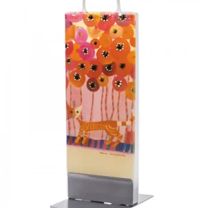 Flatyz, bougie décorative scandinave Bougie Design Rosina Wachtmeister, Chat Dans Les Fleurs