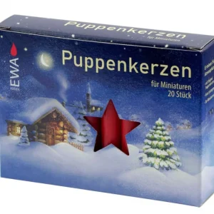 Ewa Kerzen, bougies de Noël et bougies de l'Avent 20 Bougies Anniversaire, Puppenkerzen 10 Mm