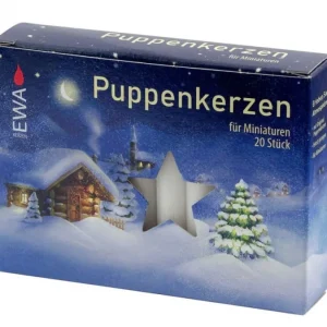 Ewa Kerzen, bougies de Noël et bougies de l'Avent 20 Bougies Anniversaire, Puppenkerzen 10 Mm