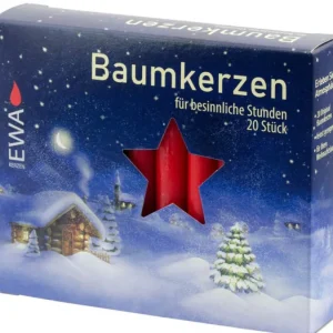 Ewa Kerzen, bougies de Noël et bougies de l'Avent 20 Bougies Sapin De Noël, Baumkerzen 13 Mm
