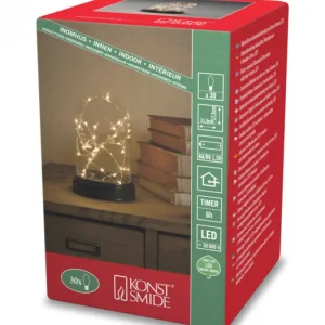Konstsmide, guirlandes lumineuses de Noël Boule En Verre Lumineuse Décorative A Led, 17 Cm