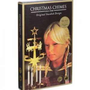 Angel Chimes, carillon des anges Carillon Père Noël Dore