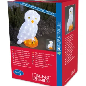 Konstsmide, guirlandes lumineuses de Noël Chouette Lumineuse Led Acrylique, 36 Cm