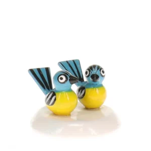 Hubrig, figurines pour enfant Couple De Mesanges - Village De Noël Miniature