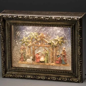 Konstsmide, guirlandes lumineuses de Noël Crèche De Noël Lumineuse, Effet Neige