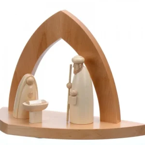 Schalling, crèche moderne Crèche Design En Bois En Forme D'Arche