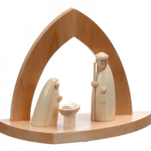 Schalling, crèche moderne Crèche Design En Bois En Forme D'Arche
