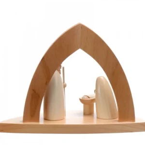 Schalling, crèche moderne Crèche Design En Bois En Forme D'Arche