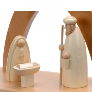 Schalling, crèche moderne Crèche Design En Bois En Forme D'Arche