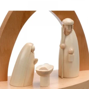 Schalling, crèche moderne Crèche Design En Bois En Forme D'Arche