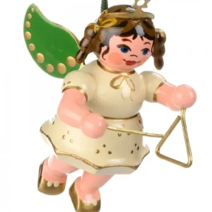 Hubrig, figurines pour enfant Déco Sapin De Noël, Ange Avec Un Triangle