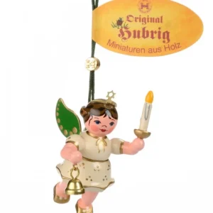 Hubrig, figurines pour enfant Déco Sapin De Noël, Ange Avec Une Bougie