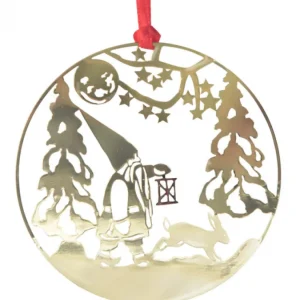 Pluto Produkter, déco de Noël Scandinave Déco Sapin De Noël, Lutin Marchant Dans La Foret