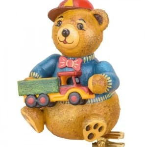 Hubrig, figurines pour enfant Déco Sapin Vintage, Ourson Et Camion