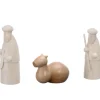 Schalling, crèche moderne Dromadaire En Bois Pour Crèche De Noël, 3 Cm