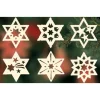Ratags, décos de Noël lumineuses en bois Etoiles En Bois, Déco Sapin De Noël, 6 Motifs Differents - N° 8