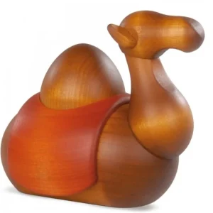 Köhler, Père Noël en bois Figurine De Crèche De Noël, Le Dromadaire, 12 Cm