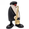 Köhler, Père Noël en bois Figurine Musicien Jazz, Saxophoniste