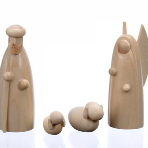 Schalling, crèche moderne Figurine Pour Crèche De Noël, L'Ange Et Le Berger, 6 Cm