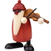 Köhler, Père Noël en bois Figurine Père Noël Violoniste