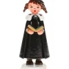 Hubrig, figurines pour enfant Fillette Chanteuse Avec Livre De Chants- Village De Noël Miniature