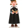 Hubrig, figurines pour enfant Fillette Chanteuse Avec Livre De Chorale De Noël - Village De Noël Miniature