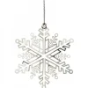 Pluto Produkter, déco de Noël Scandinave Flocon De Neige Design En Metal Couleur Argent A Accrocher