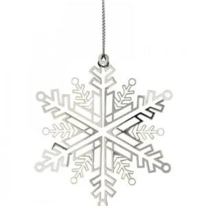 Pluto Produkter, déco de Noël Scandinave Flocon De Neige Design En Metal Couleur Argent A Accrocher
